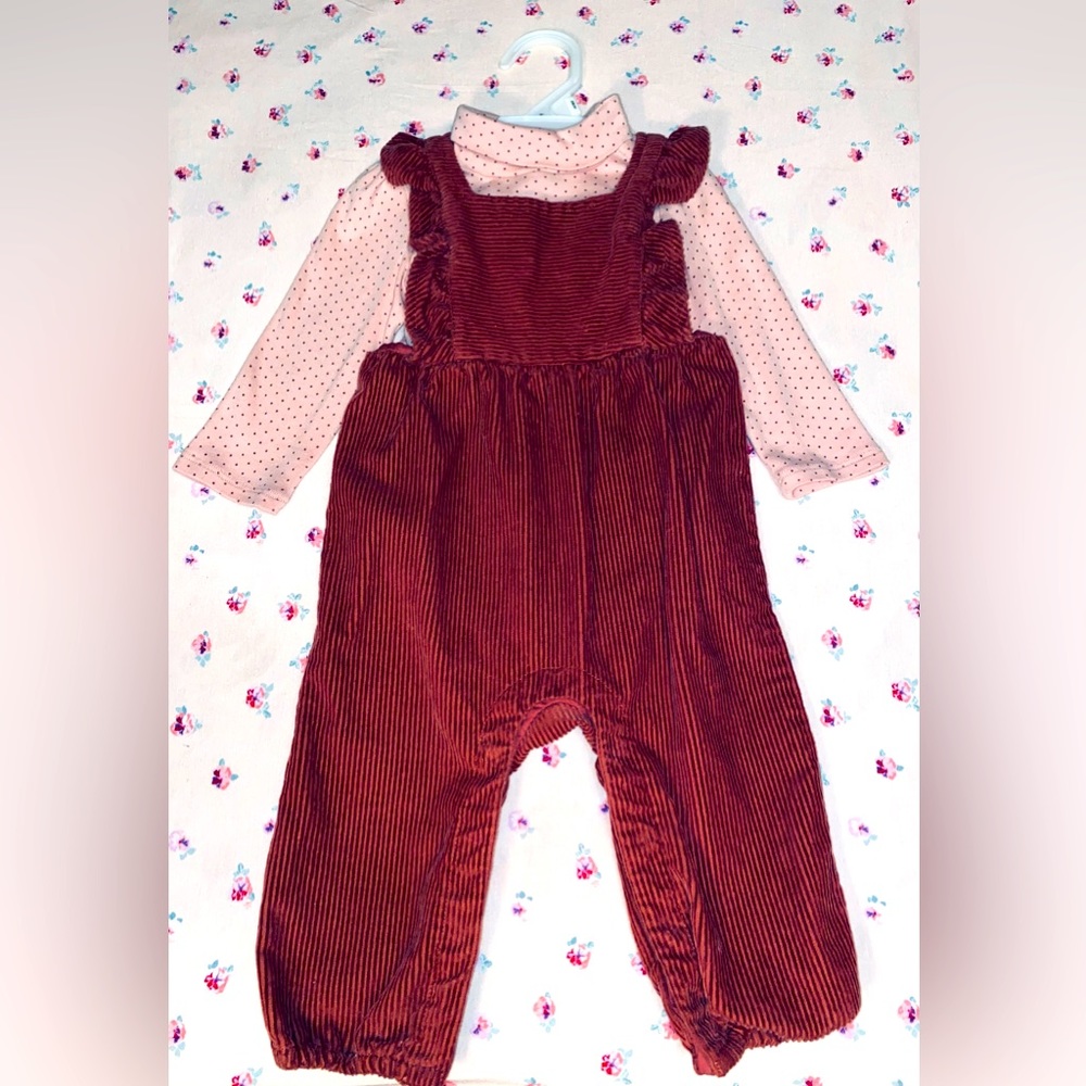 Baby Gap Corduroy Overall Set